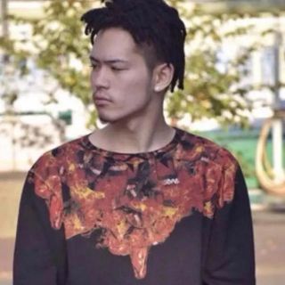 マルセロブロン(MARCELO BURLON)のBADHOP YZERR 着用　マルセロバーロン スウェット　T-PABLOW(スウェット)