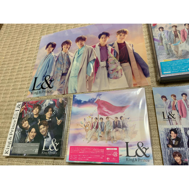 king & prince L& (初回盤A+初回盤B+通常盤セット)特典付き