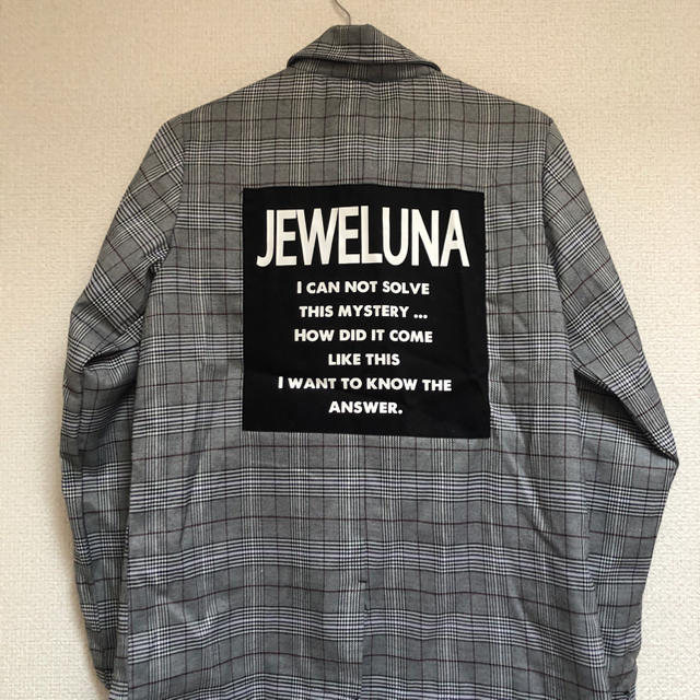 JENNI(ジェニィ)のJEWELUNA ジュエルナ グレンチェック 薄手 ジャケット 160 M レディースのジャケット/アウター(テーラードジャケット)の商品写真