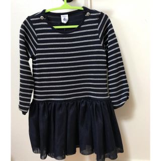 プチバトー(PETIT BATEAU)のプチバトー　ワンピース　24M(ワンピース)