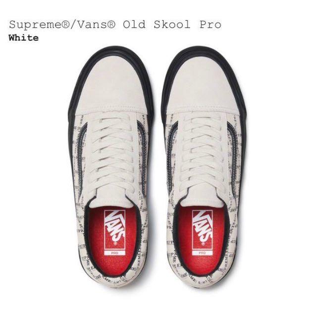 Supreme(シュプリーム)の送料無料 Supreme Vans Old Skool Pro 27.5cm メンズの靴/シューズ(スニーカー)の商品写真