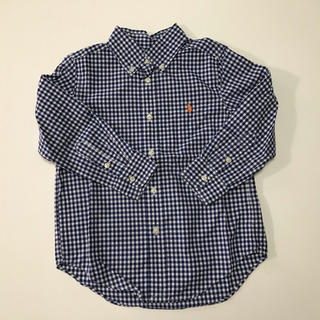 ラルフローレン(Ralph Lauren)のラルフローレン ギンガムチェックシャツ　4Y(ブラウス)
