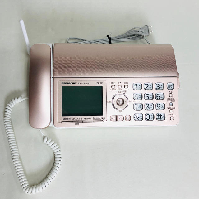 Panasonicパナソニック FAX 子機付き kx-pd305-dl-n