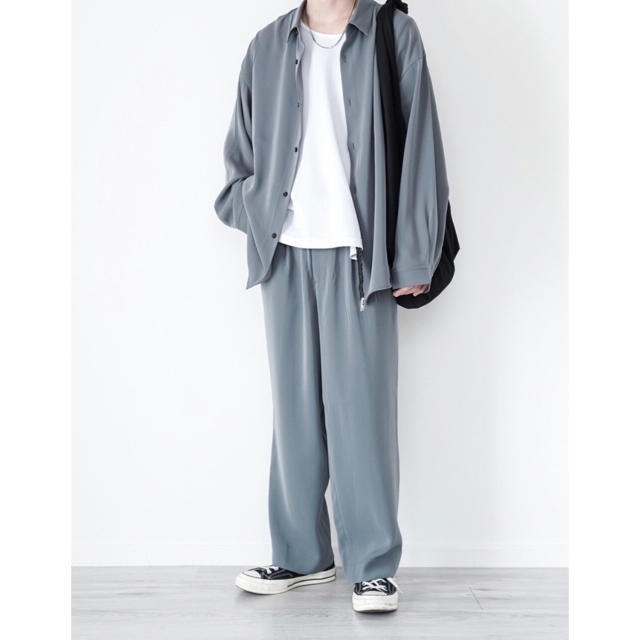 【即完売品】HARE ハレ トロミトラウザー グリーン M