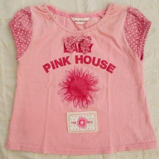 ピンクハウス(PINK HOUSE)の80　BABY PINK HOUSE　花柄プリント　半袖Ｔシャツ(Ｔシャツ)