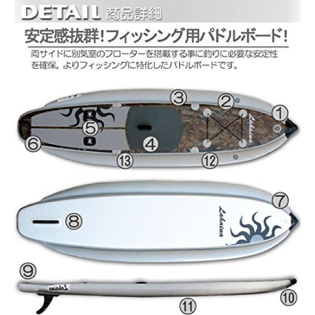 本日終了最終出品【超タイムセール】SUP インフレータブル サップ ボード スポーツ/アウトドアのスポーツ/アウトドア その他(サーフィン)の商品写真