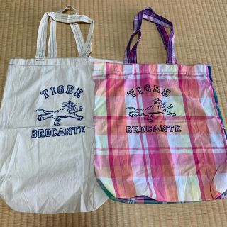 ティグルブロカンテ(TIGRE BROCANTE)のティグルブロカンテ　エコバッグ　2枚(エコバッグ)