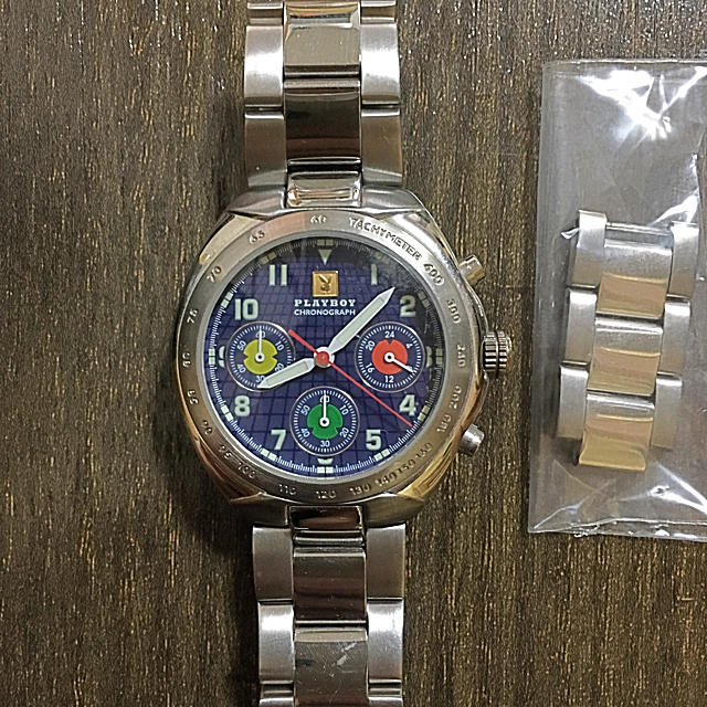 PLAYBOY - PLAYBOY chronograph 腕時計の通販 by strum's shop PLAYBOY - PLAYBOY chronograph 腕時計の通販 by strum's shop