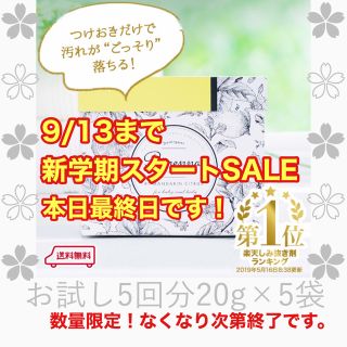 リネンナ#1　お試し5回分　100g(洗剤/柔軟剤)
