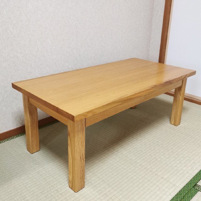 無印良品　木製ローテーブル