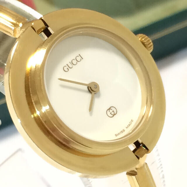 Gucci(グッチ)の7.美品 グッチ GUCCI 時計 チェンジベゼル レディースのファッション小物(腕時計)の商品写真