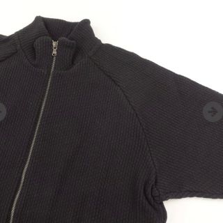 マルタンマルジェラ(Maison Martin Margiela)のCURLY "CLOUDY FZ SWEATER　ブラック［完売商品］(ニット/セーター)