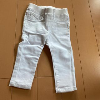 ベビーギャップ(babyGAP)の白 パンツ 80cm(パンツ)