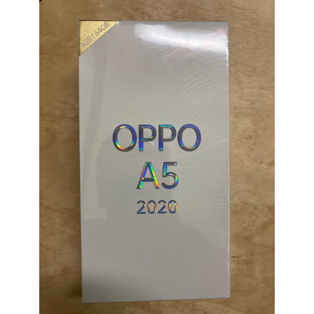 新品 未開封 版 OPPO A5 2020 SIMフリー ブルー