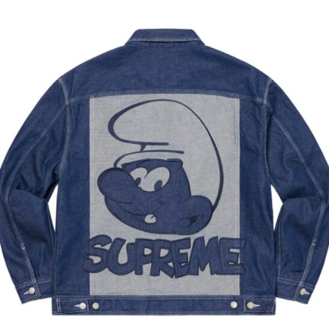 Supreme(シュプリーム)の【オンライン購入】Supreme 20aw スマーフ Smurfs Lサイズ メンズのジャケット/アウター(Gジャン/デニムジャケット)の商品写真