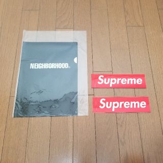 ネイバーフッド(NEIGHBORHOOD)のNEIGHBORHOOD A4 クリアファイル suprem ステッカー(その他)