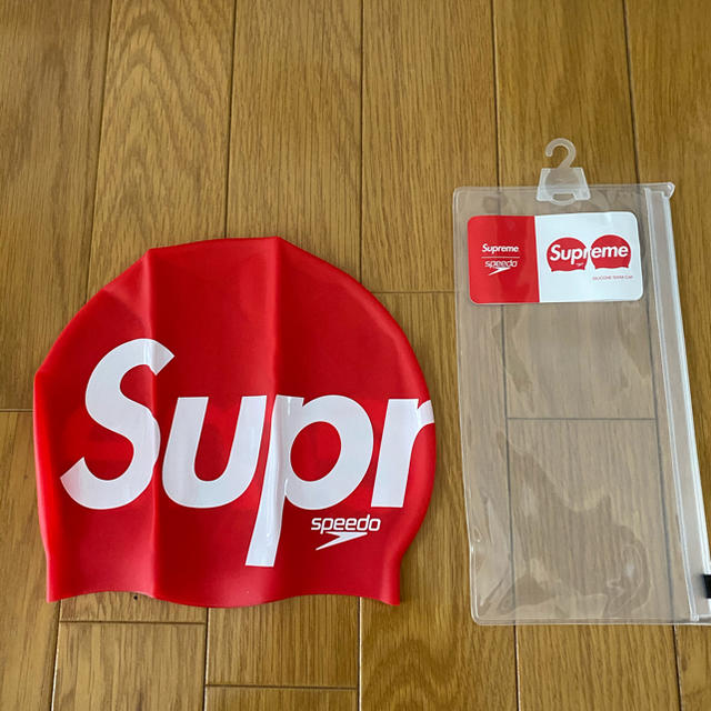 Supreme swim cap スイムキャップ 赤 シュプリーム