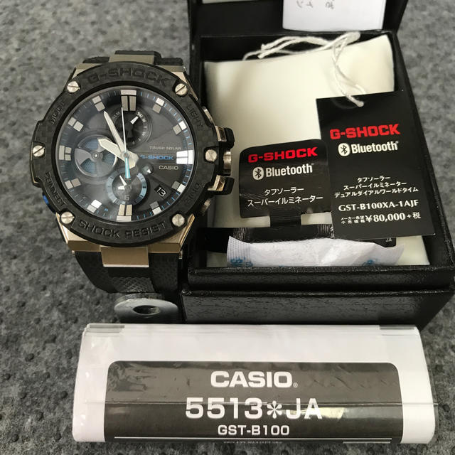 純正品特価』 ここはる様専用 CASIO G-SHOCK GST-B100XA-1AJF メンズ