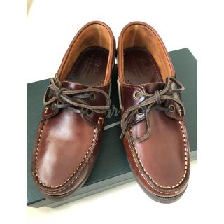 パラブーツ(Paraboot)のParaboot(パラブーツ) デッキシューズ 23cm 美品　(ローファー/革靴)