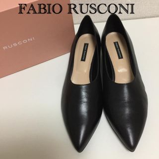 ファビオルスコーニ(FABIO RUSCONI)の[専用です]新品 ファビオルスコーニ チャンキーヒールパンプス 38H(ハイヒール/パンプス)