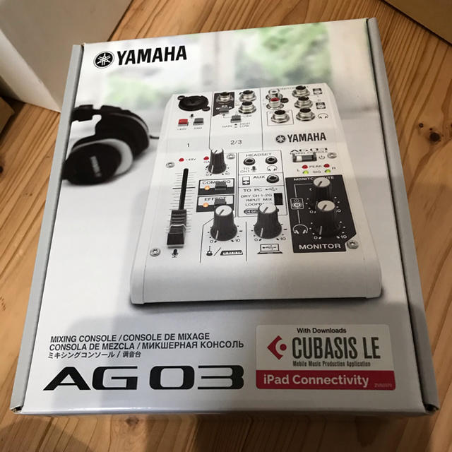 YAMAHA ミキシングコンソール　AG03 新品未使用