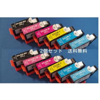 6色×2セット　エプソン KAM-6CL　新品未使用　増量タイプ　互換品(PC周辺機器)