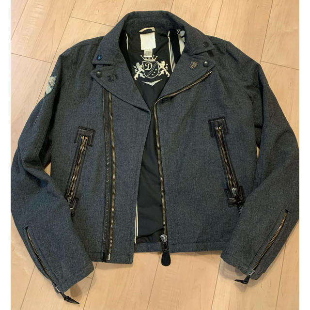 DIESEL(ディーゼル)のdiesel ディーゼル ライダースジャケット L メンズのジャケット/アウター(ライダースジャケット)の商品写真