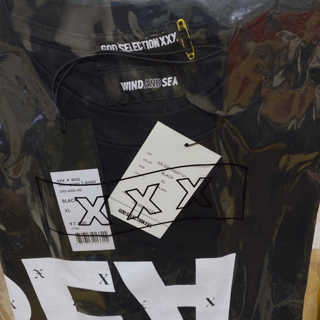 SEA(シー)の新品　windandsea godselection xxx ブラック　XL メンズのトップス(Tシャツ/カットソー(半袖/袖なし))の商品写真
