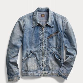 ダブルアールエル(RRL)の新品*RRL*デニム ジップフロント ジャケット*S*　ダブルアールエル(Gジャン/デニムジャケット)