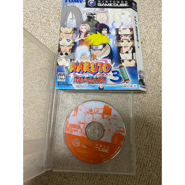 ニンテンドーゲームキューブ(ニンテンドーゲームキューブ)のNARUTO3 激闘忍者大戦 エンタメ/ホビーのゲームソフト/ゲーム機本体(家庭用ゲームソフト)の商品写真