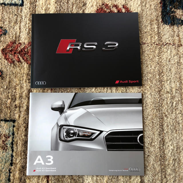 AUDI(アウディ)のアウディ　A3、RS3 カタログ 自動車/バイクの自動車(カタログ/マニュアル)の商品写真
