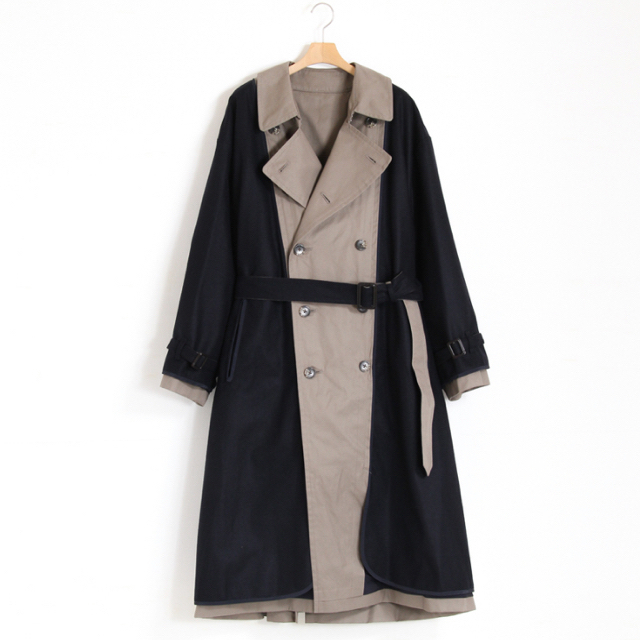 YOKE REVERSIBLE TRANCH COAT