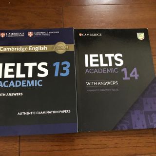 IELTS 14 & 13 ACADEMIC (2冊)(語学/参考書)