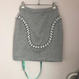 トップショップ(TOPSHOP)の値下げ！日本未発売　スエット生地スカート(ミニスカート)