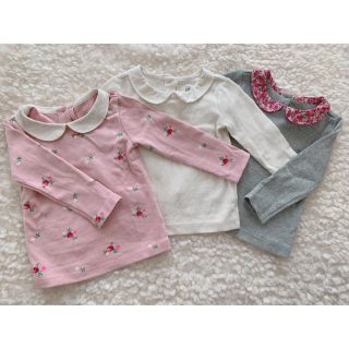 ベビーギャップ(babyGAP)のbabygap 襟付きリブトップス(Ｔシャツ)