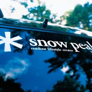 スノーピーク(Snow Peak)の特大☆スノーピーク snowpeak ステッカーアスタリスク NV-004(登山用品)