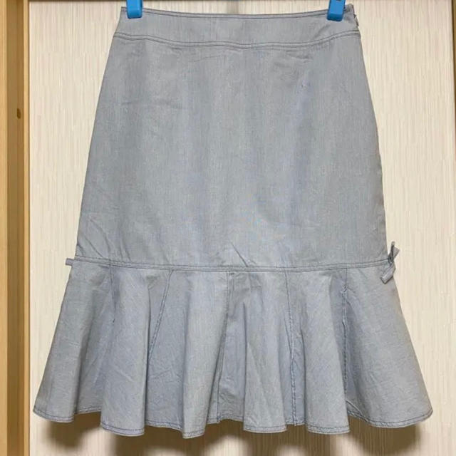 GALLERY VISCONTI(ギャラリービスコンティ)のギャラリービスコンティ　リボン切替スカート レディースのスカート(ひざ丈スカート)の商品写真
