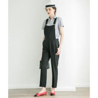 ユナイテッドアローズ(UNITED ARROWS)のEmma Taylor  サロペット　38サイズ　ブラック(サロペット/オーバーオール)