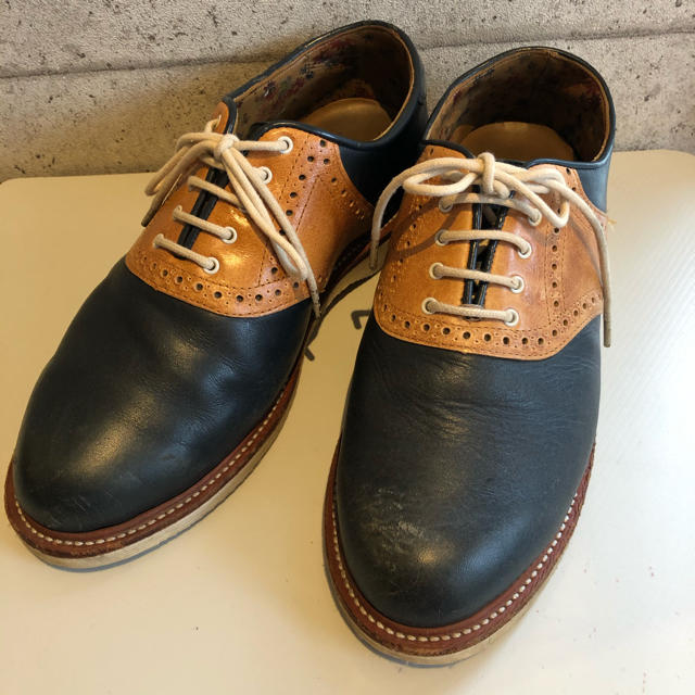 Dr.Martens(ドクターマーチン)のドクターマーチン サドルシューズ UK6 24.5cm レトロカラー 5ホール メンズの靴/シューズ(ドレス/ビジネス)の商品写真