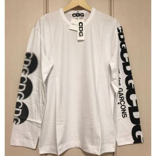 コムデギャルソン(COMME des GARCONS)のサークルロゴ コムデギャルソン ロングスリーブ 新品未使用 白(Tシャツ/カットソー(七分/長袖))