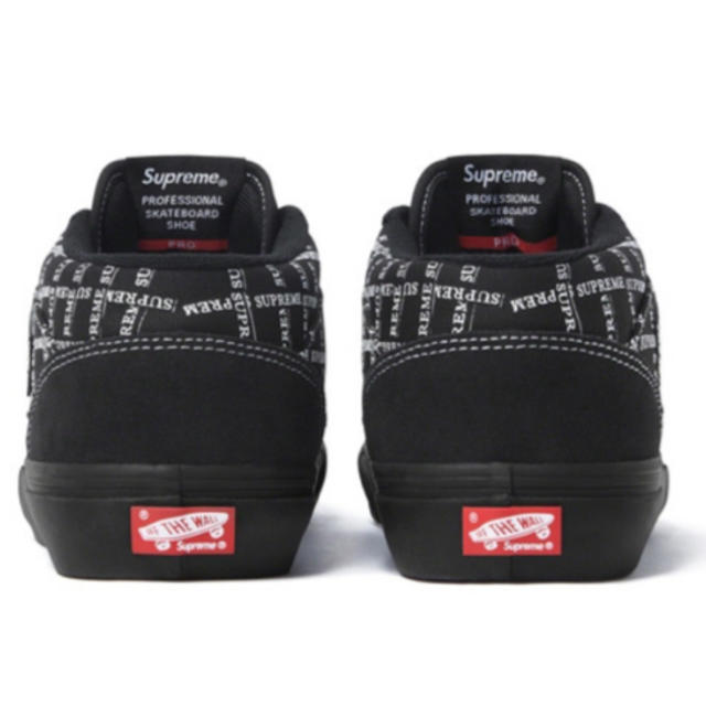 Supreme シュプリーム Vans Half Cab Pro Black 黒