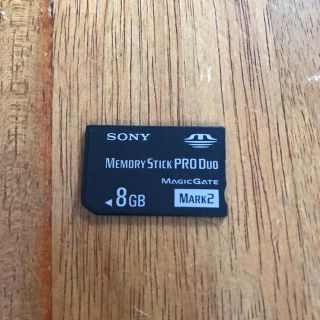 ソニー(SONY)のSony memory stick proDuo 8GB(PC周辺機器)