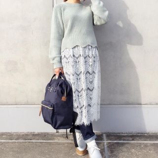 ダブルクローゼット(w closet)のwcloset 今期新作レーススカート(ロングスカート)