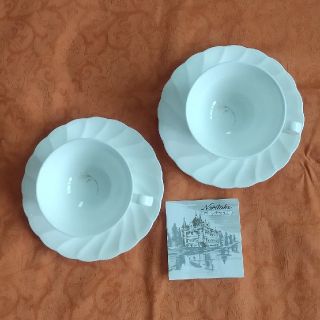 ノリタケ(Noritake)のノリタケ   ボーンチャイナ   ティーカップ ２組(グラス/カップ)