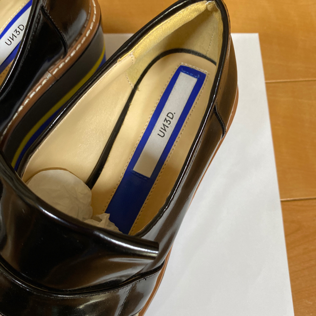 UN3D. BORDER SOLE LOAFER 厚底　ローファー レディースの靴/シューズ(ローファー/革靴)の商品写真
