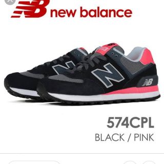 ニューバランス(New Balance)のnew balance スニーカー WL574 CPL Black/Pink(スニーカー)