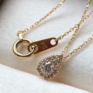 ヴァンドームアオヤマ(Vendome Aoyama)の専用　ヴァンドーム青山✨ドロップネックレス✨雫✨K18YG×ダイヤ0.12ct(ネックレス)