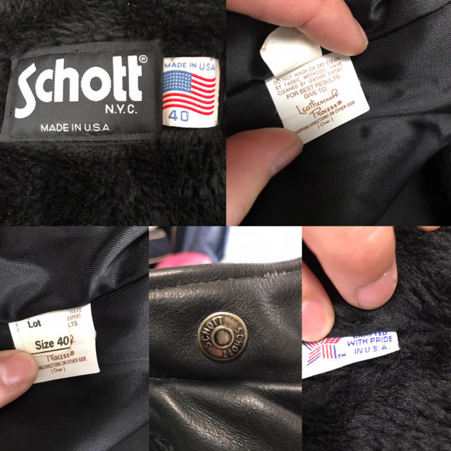 schott(ショット)のschott シングルライダースジャケット メンズのジャケット/アウター(ライダースジャケット)の商品写真