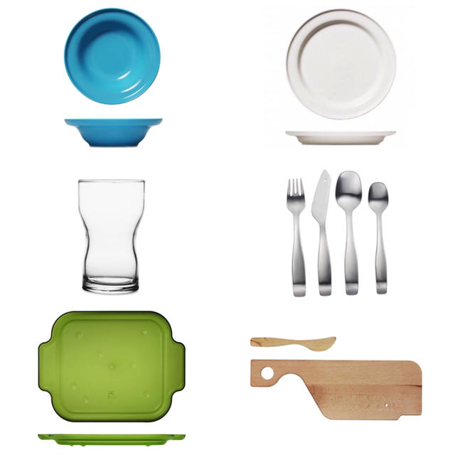 iittala(イッタラ)の新品｜iittala : kids’ stuff 10pcs (Blue) インテリア/住まい/日用品のキッチン/食器(食器)の商品写真