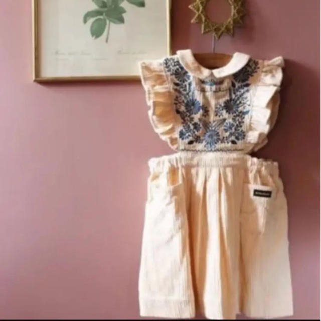 bonjour diary エプロンワンピース apolinaワンピース キッズ服 bonjour diary エプロンワンピース apolinaワンピース キッズ服